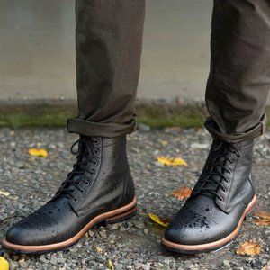 Nisolo Andres All Weather Boots (Size 11.5) Black